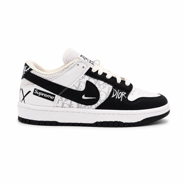 کفش و کتانی مردانه مدل نایک دیور NIKE DIOR رنگ مشکی سفید کد 30070