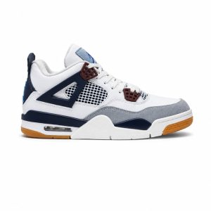 کفش و کتانی مردانه ساقدار مدل جردن NIKE AIR JORDAN 4 رنگ سفید کد 2725