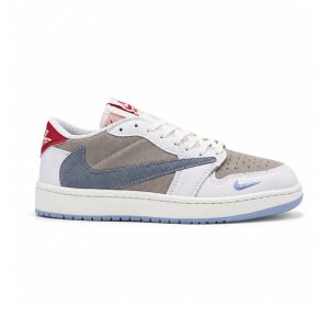 کفش و کتانی مردانه مدل نایک ترویس NIKE TRAVIS رنگ سفید طوسی کد 30867